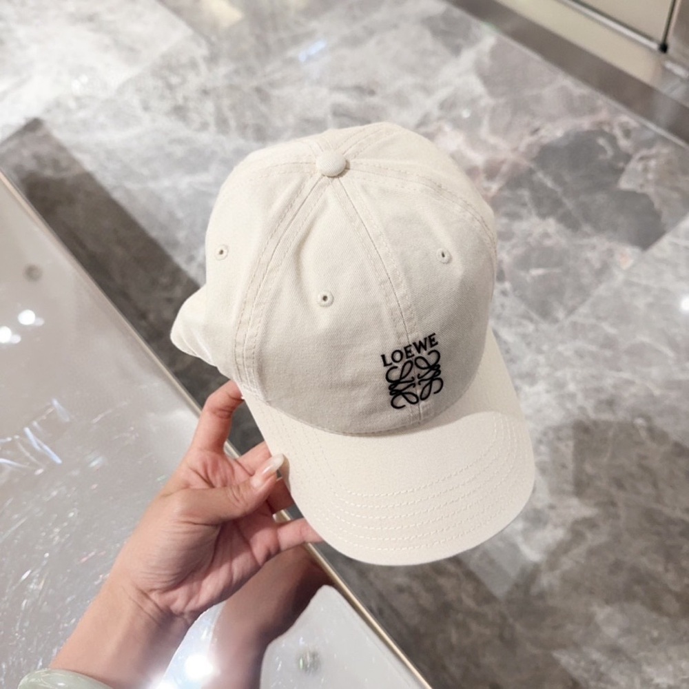 Loewe White Sun Protection Baseball Cap - Picture 3 of 6
